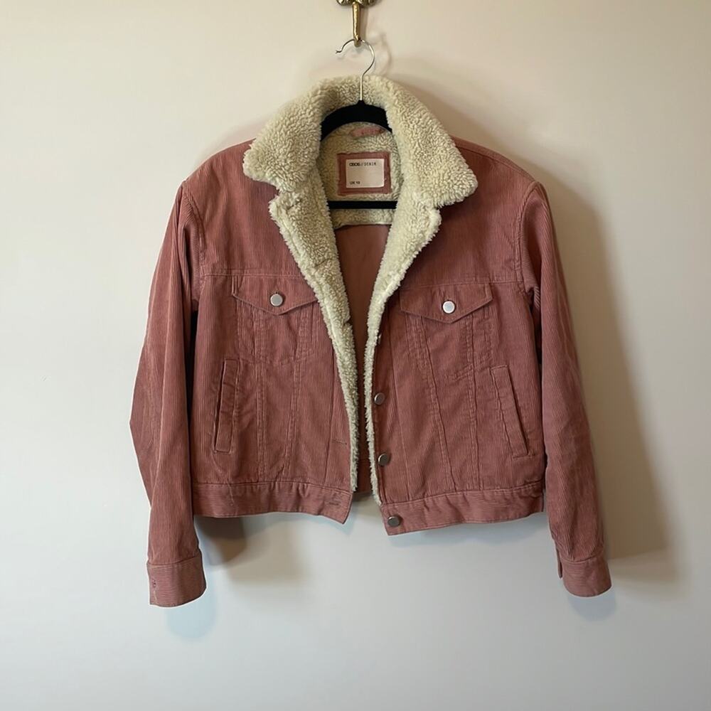 ASOS Denim Pink Jacket 6